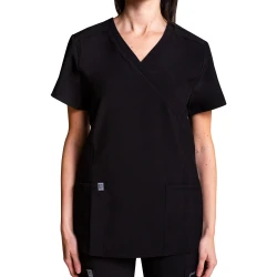 TOP MUJER SPORT STRETCH NEGRO SCORPI
