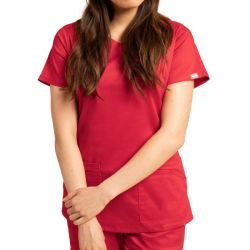 TOP MUJER WORK ROJO SCORPI