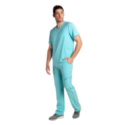 PANTALÓN HOMBRE SPORT STRETCH TURQUESA SCORPI